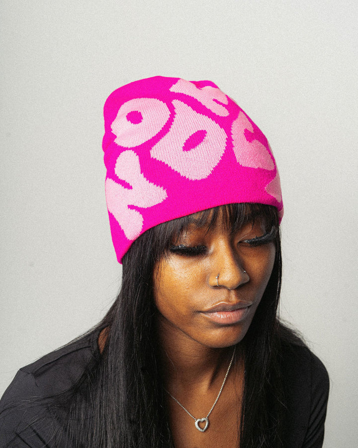 WAVY BEANIE "BUBBLEGUM"