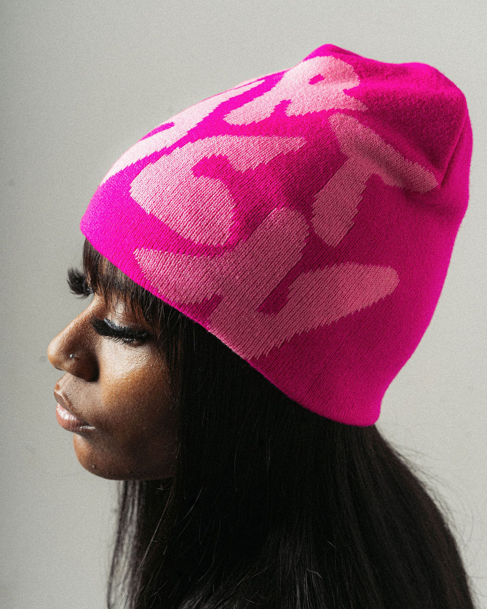 WAVY BEANIE "BUBBLEGUM"