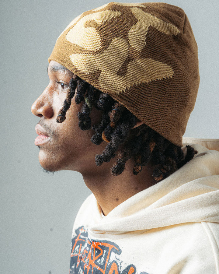 WAVY BEANIE "CHOCOLATE"