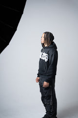 "FREDÖM" ZIP UP (BLACK)
